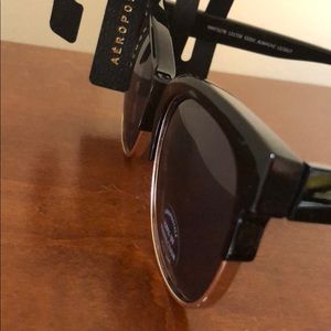 Aeropostal Sunglasses NWT Dark brown and gold
